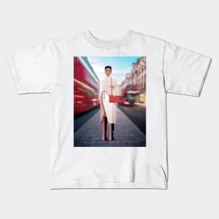 Mia - Street Style Woman Kids T-Shirt